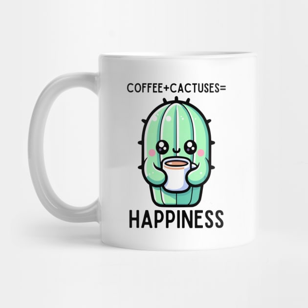 Cactuses & Coffee is Happiness by Mey Designs